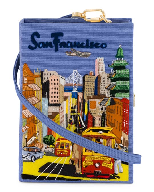Olympia Le-Tan San Francisco Book Clutch Bag | Neiman Marcus