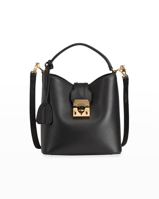 Murphy Small Soft Leather Bucket Bag