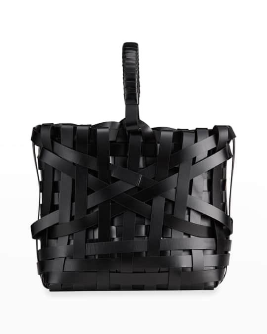Jil Sander Medium Woven Leather Tote Bag | Neiman Marcus