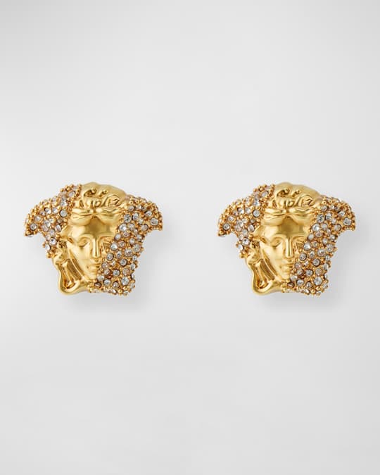 (送料・関税込)VERSACE Earrings Crystal La Medusa /L Crystal La Medusa Hoop Earrings Gold | VERSACE
