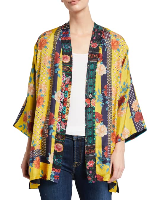 Johnny Was Bridgette Reversible Silk Kimono | Neiman Marcus