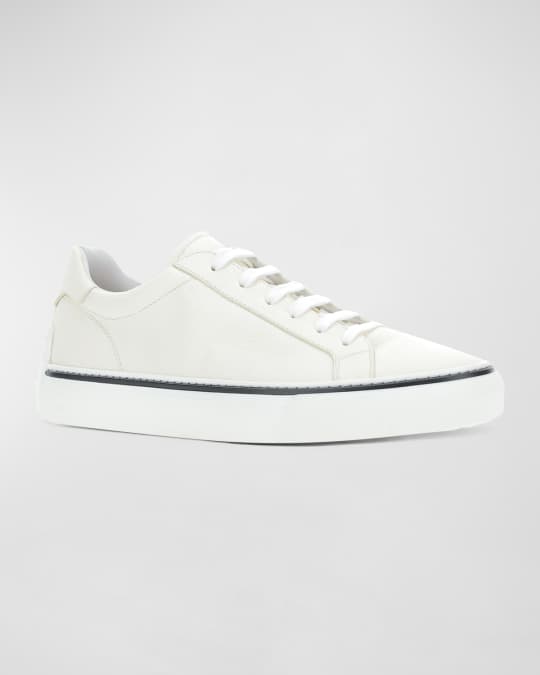 Men's Casetta Leather Low-Top Sneakers