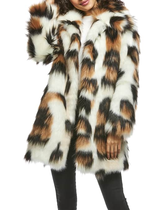 Neiman marcus on sale leopard coat