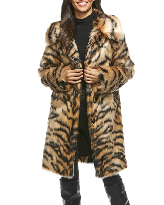 Reversible faux hotsell fur storm coat