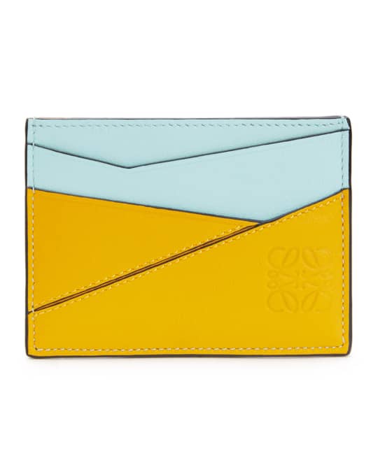 Loewe Puzzle Leather Card Case | Neiman Marcus