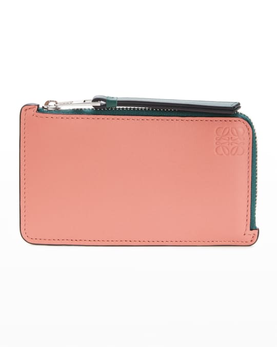 Loewe Multicolor Leather Coin Card Holder | Neiman Marcus