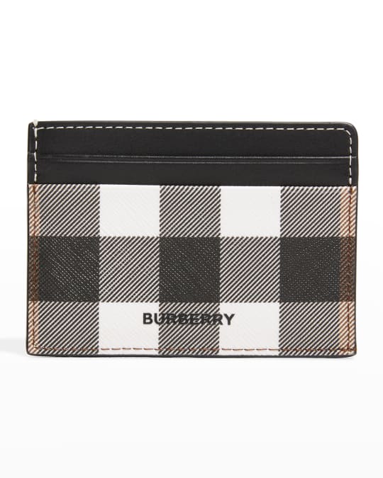 Burberry Men s Check Card Case