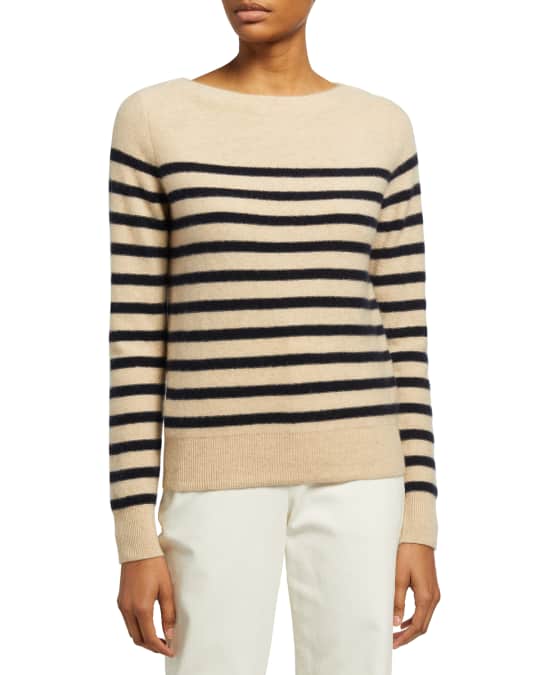 Vince striped cashmere sweater online