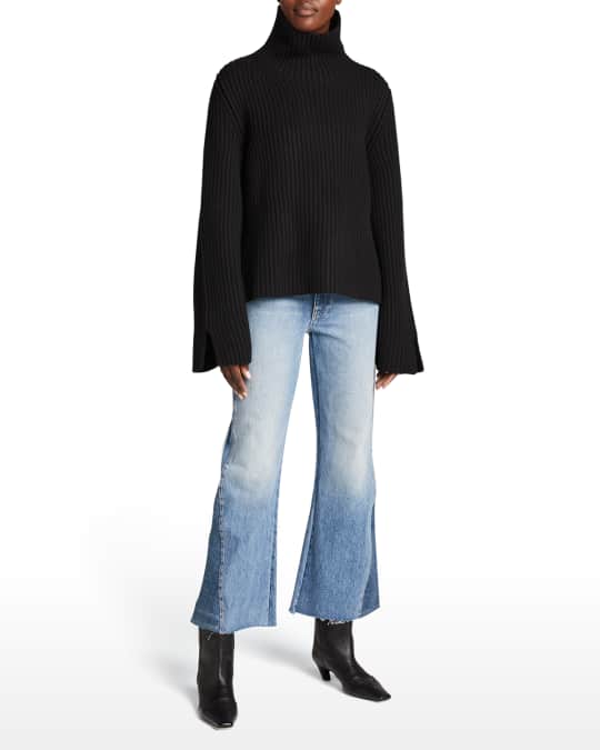 Khaite Molly Stand Collar Cashmere Sweater Neiman Marcus