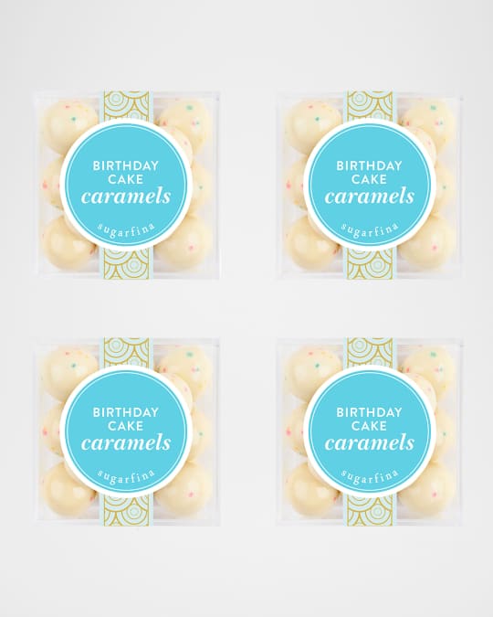 Birthday Cake Caramels, Small Cube 4-Piece Kit