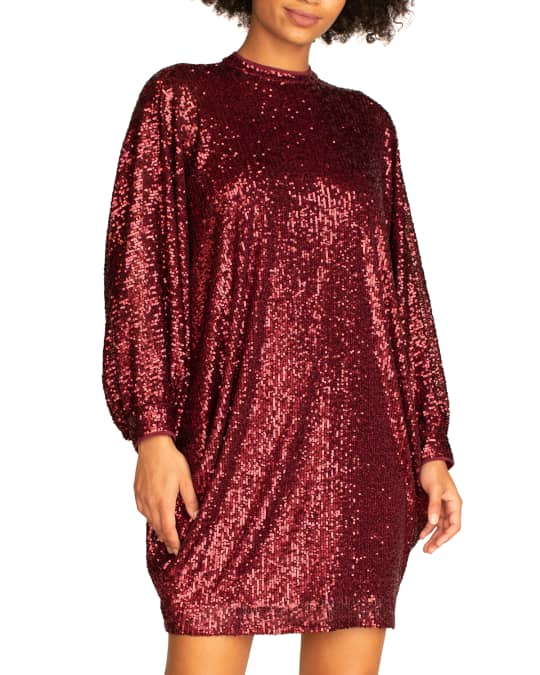 Trina Turk Enjoyment Sequin Mini Dress | Neiman Marcus
