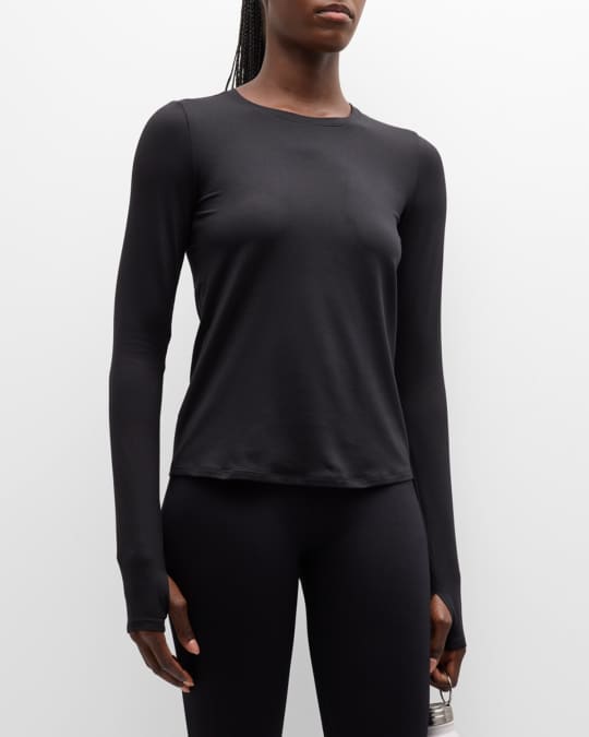 Alo Yoga Finesse Alosoft Long-Sleeve Top | Neiman Marcus