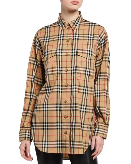 Burberry Turnstone Check Shirt | Neiman Marcus