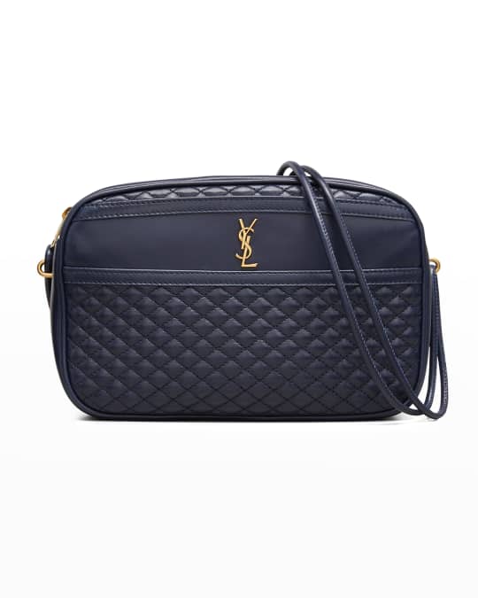 Saint Laurent Victoire YSL Quilted Leather Camera Bag Neiman Marcus