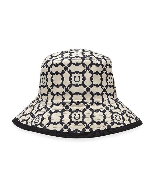 Ferragamo Logo-Print Bucket Hat | Neiman Marcus display picture 2
