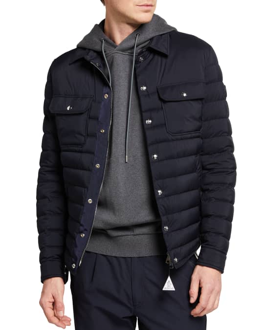 Men s Mirmande Quilted Down Shirt Jacket