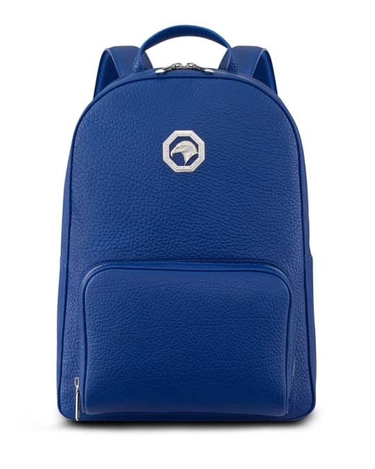 Stefano Ricci Men s Eagle Pebbled Leather Backpack Neiman Marcus