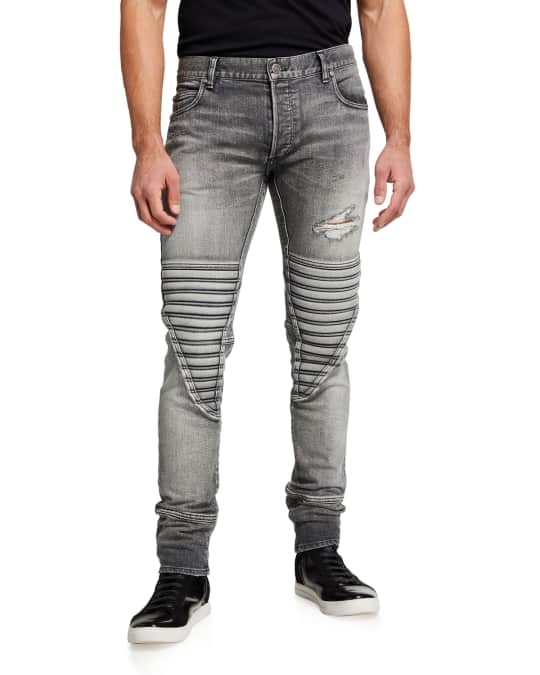 Balmain jeans neiman marcus top