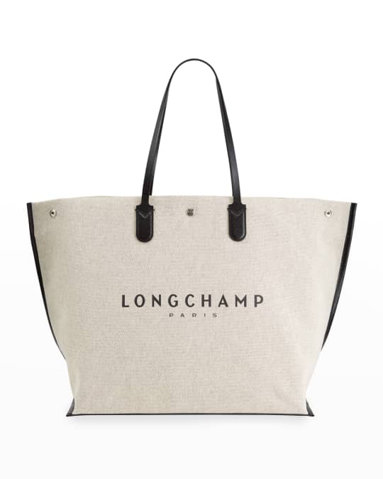 Longchamp Essential Toile Large Shopper Tote Bag | Neiman Marcus