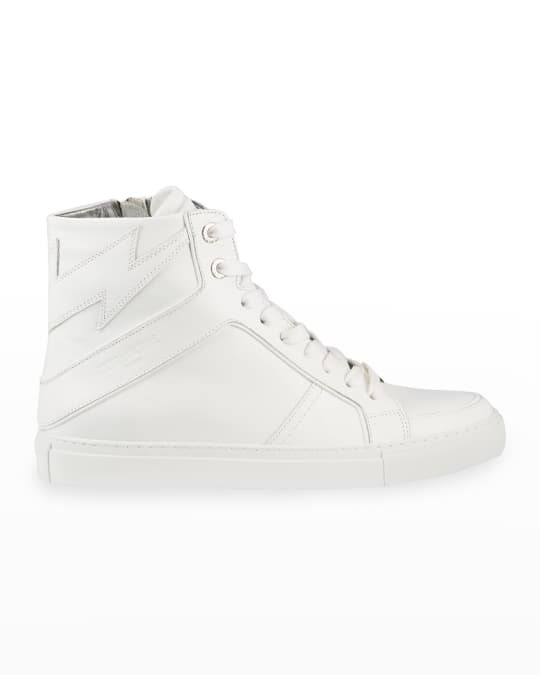 My Favorite White High Tops - Zadig & Voltaire Flash Sneakers