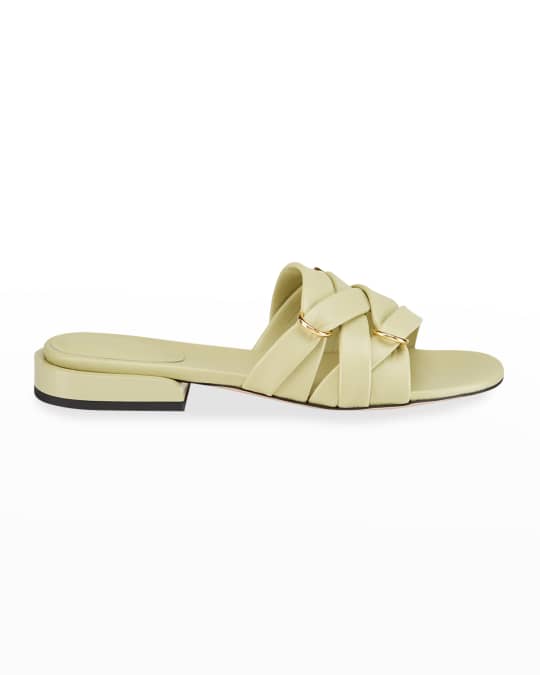 Neiman marcus flat sandals discount