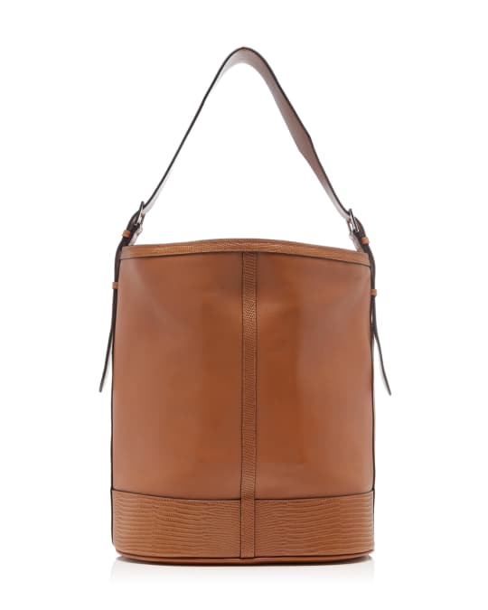 Hunting Season Smooth Lizard Embossed Leather Hobo Bag Neiman Marcus