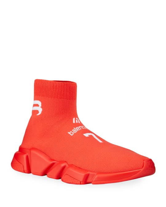 Balenciaga speed trainer low mens orange top