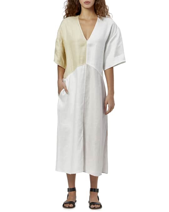 chinese dress ladies Equipment 'Jalil' Utility Linen Mini Dress main image 0