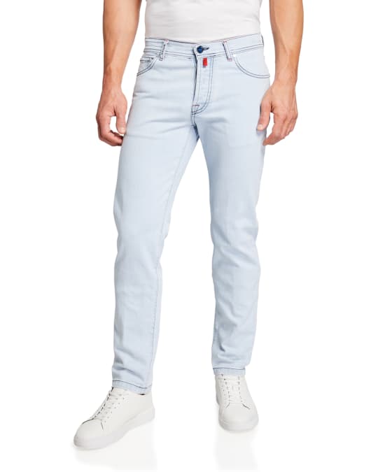 Men s Slim Fit Light Wash Jeans