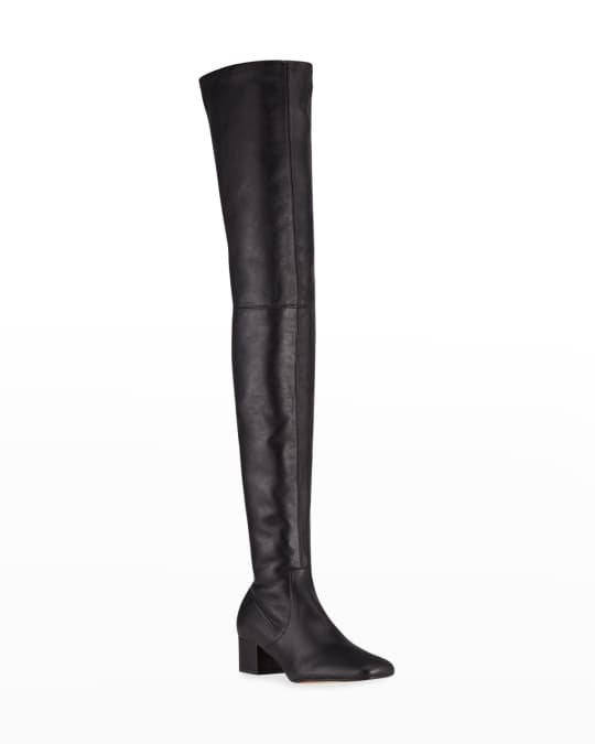 Staud Aimee Vegan Leather Over-The-Knee Boots | Neiman Marcus