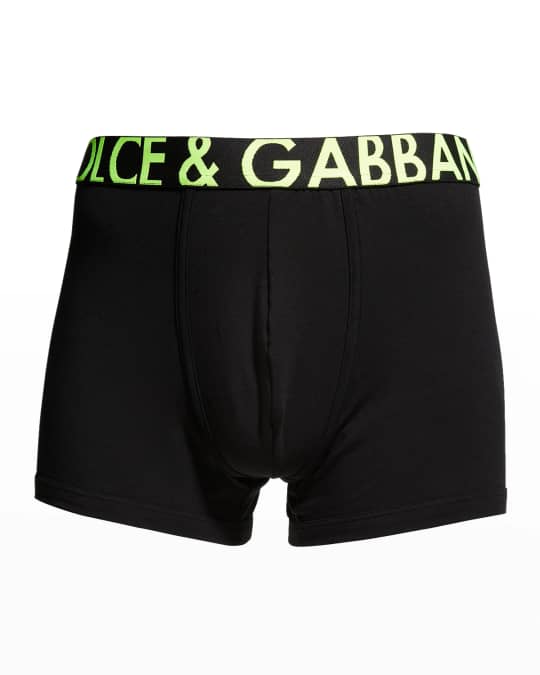 Dolce&Gabbana Men's Large-Logo Boxer Briefs | Neiman Marcus