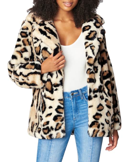 Blank nyc leopard jacket top