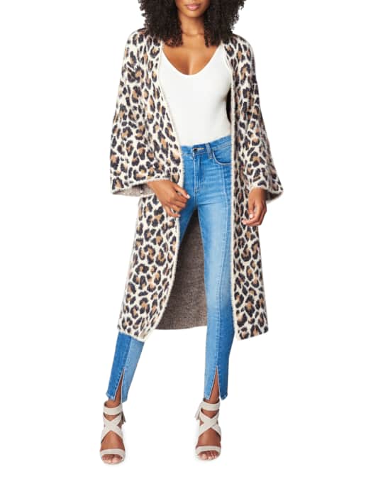 Leopard on sale sweater duster