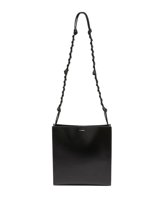 Jil Sander Tangle Medium Leather Shoulder Bag | Neiman Marcus