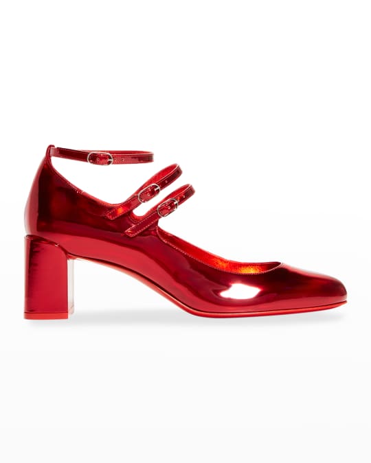 Mary jane red bottom shoes store