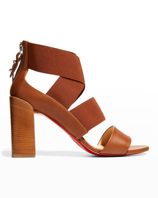 Strappy red bottom heels shop