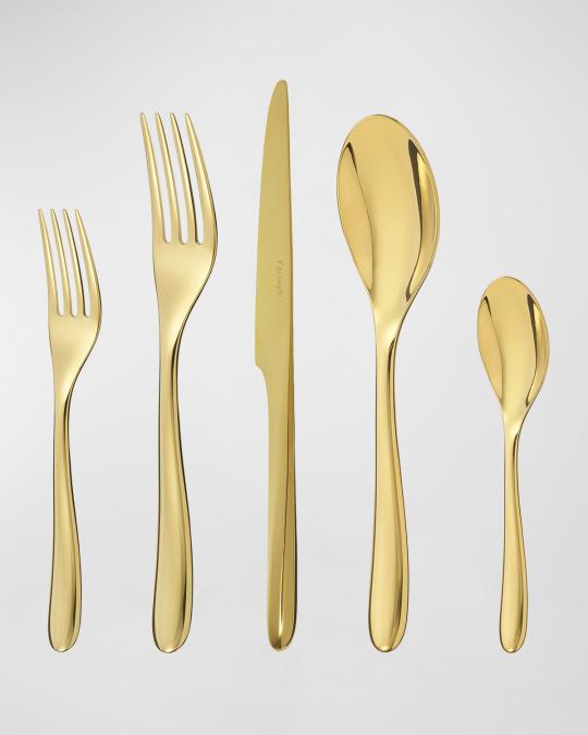Christofle L'Ame de Christofle Golden 5-Piece Flatware Set