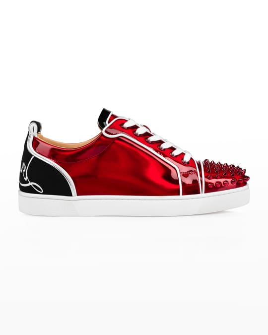 Christian louboutin red sneakers clearance