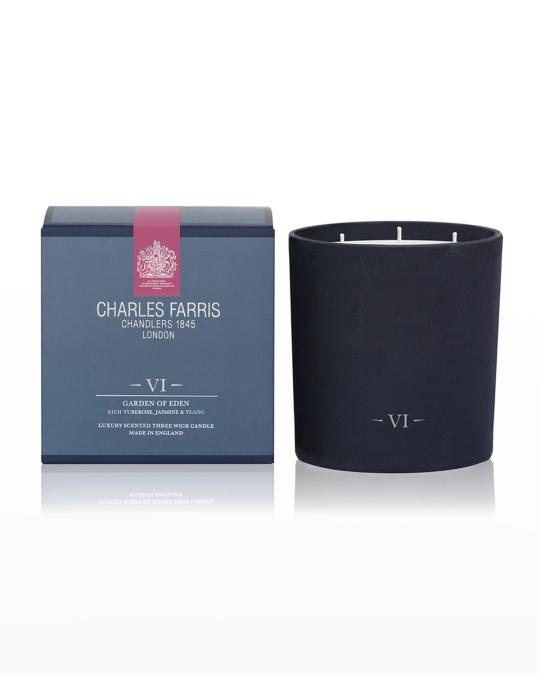 Charles Farris Garden of Eden 3-Wick Scented Candle | Neiman Marcus