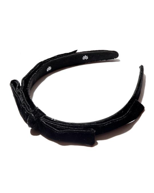 Lele Sadoughi Bardot Velvet Ribbon Headband | Neiman Marcus display picture 1