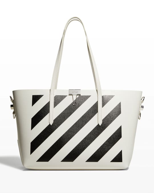 Off white discount diagonal tote bag