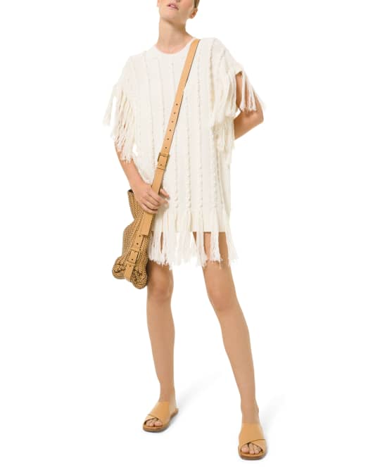 Michael kors fringe shop sweater