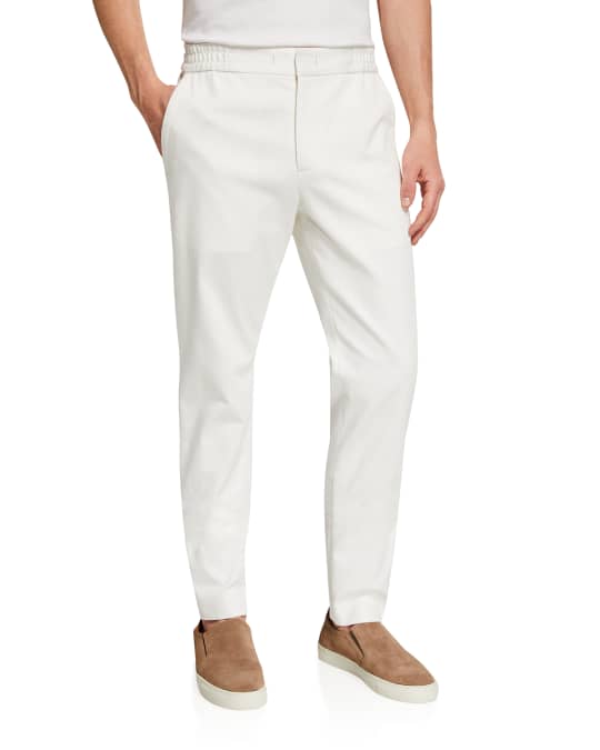 Vince Men's Cotton Twill Pull-On Pants | Neiman Marcus