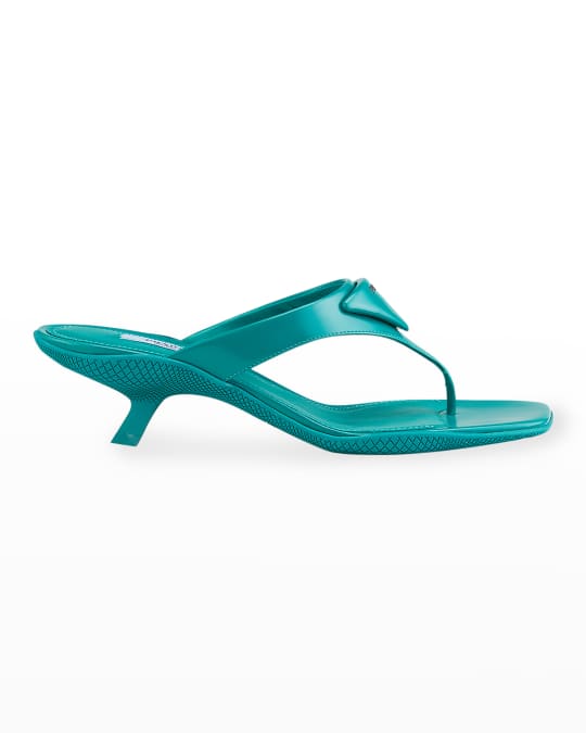 【K】PRADA Leather Low Heels Prada Brushed Leather Cut-Out Pumps | Saks Fifth Avenue