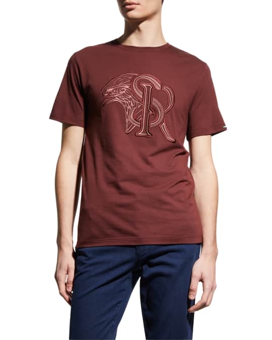 Stefano Ricci Men's Eagle Cotton T-Shirt | Neiman Marcus