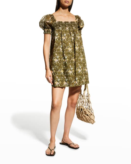 【送料 関税込】Tory Burch Floral cotton poplin minidress P00827193.jpg