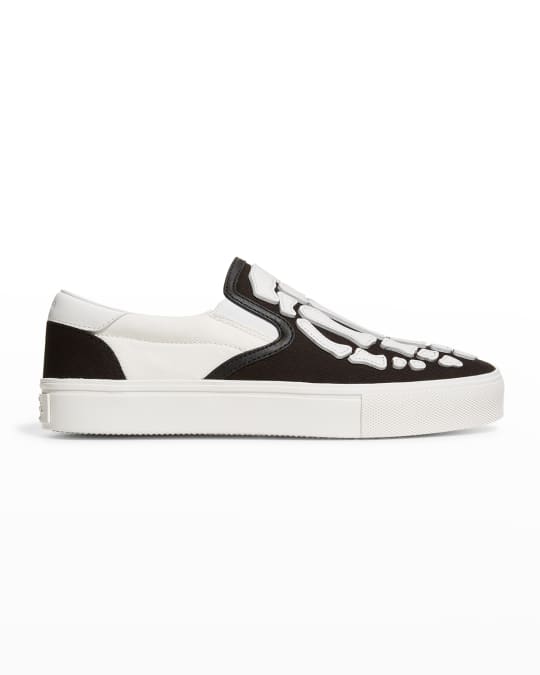 Men s Skeleton Toe Slip On Sneakers