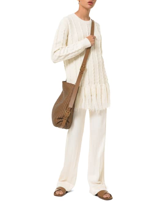 Michael kors fringe sweater hot sale