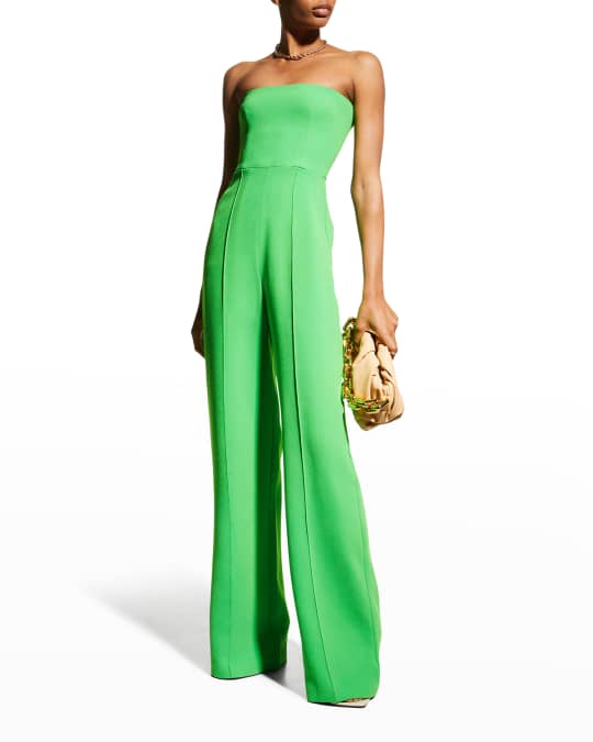 Alex Perry Mandel Strapless Jumpsuit Neiman Marcus