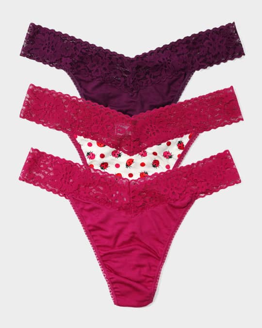 Dream Original-Rise Jersey Thongs 3-Pack